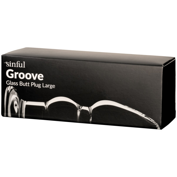 Sinful Groove Glas-Analplug Groß