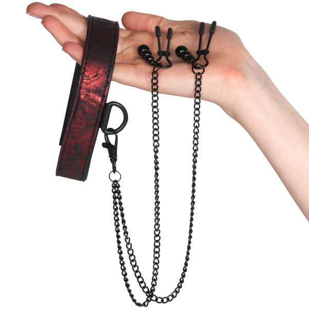 Fifty Shades of Grey Sweet Anticipation Halsband mit Nippelklemmen