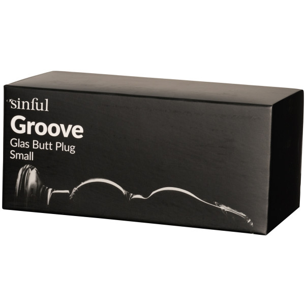 Sinful Groove Glas-Analplug Klein