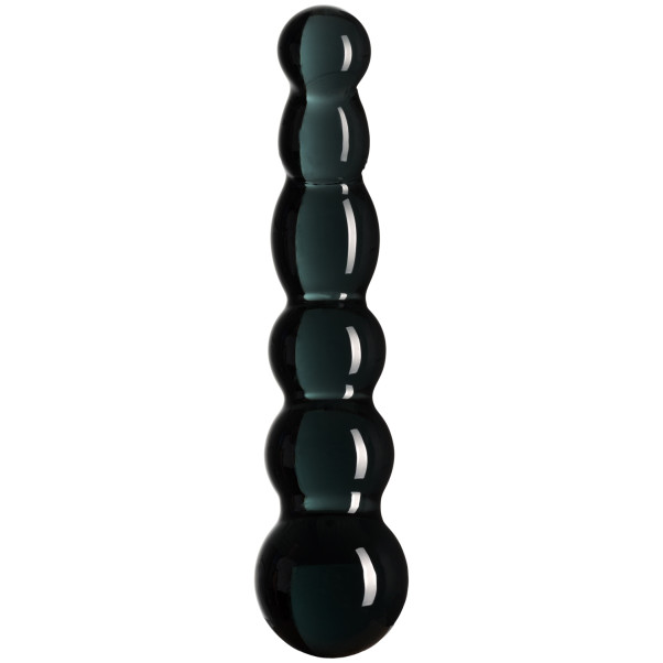 Sinful Black Groove Glasdildo 17 cm