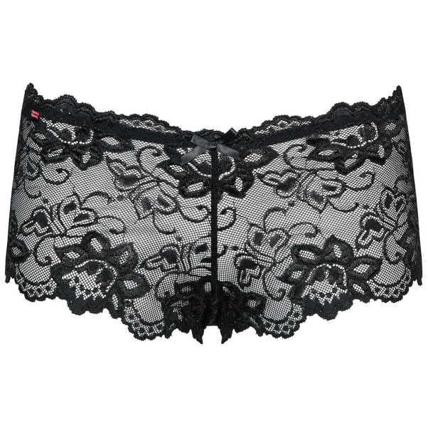 Obsessive Idillia Shorties Schwarze Spitzenshorts