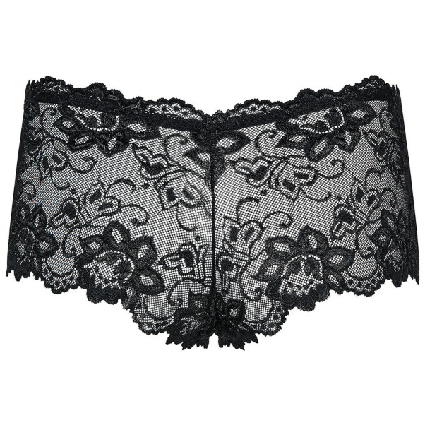 Obsessive Idillia Shorties Schwarze Spitzenshorts