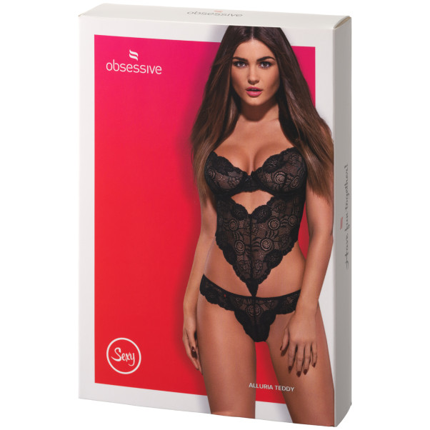 Obsessiver Alluria Teddy mit Geschnürtem Rücken
