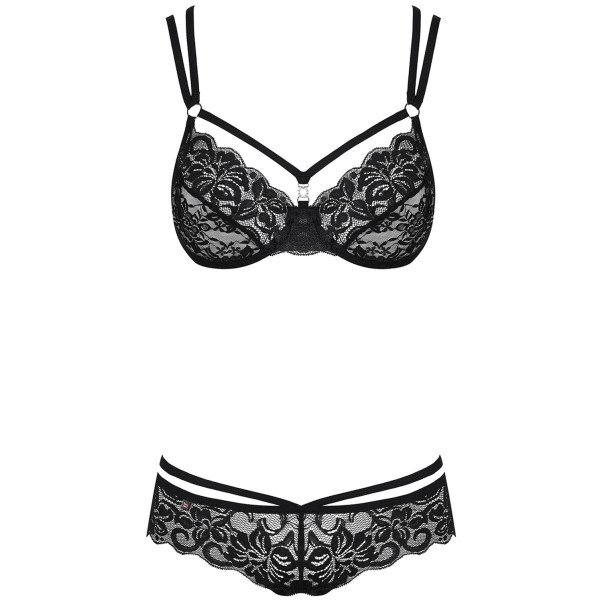 Obsessive Set mit Schwarzem Spitzen-BH