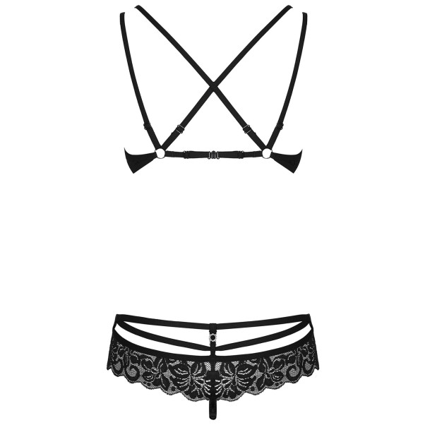 Obsessive Set mit Schwarzem Spitzen-BH