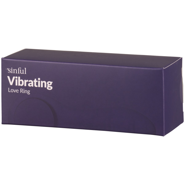 Sinful Passion Purple Wiederaufladbarer Penisring mit Vibration