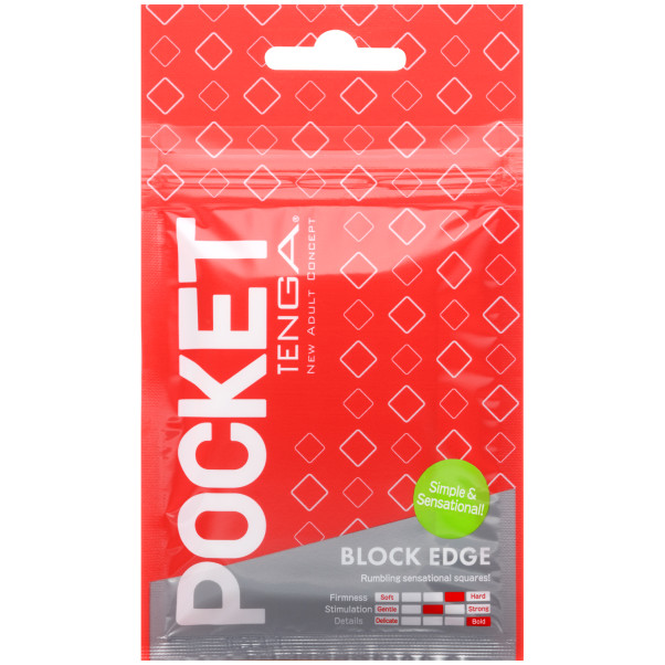 TENGA Pocket Block Edge Masturbator