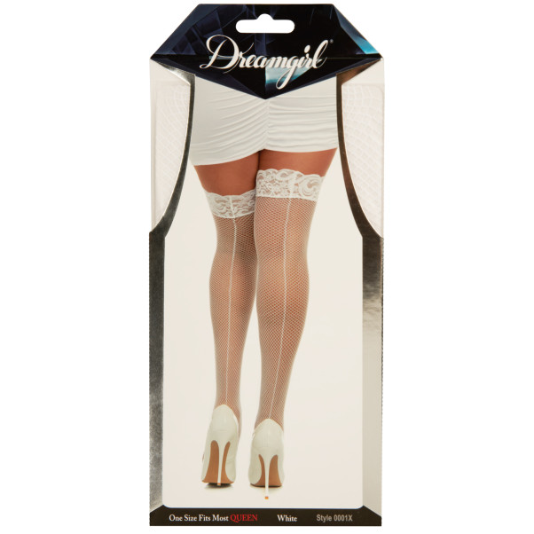 Dreamgirl Halterlose Netzstrümpfe Plus Size