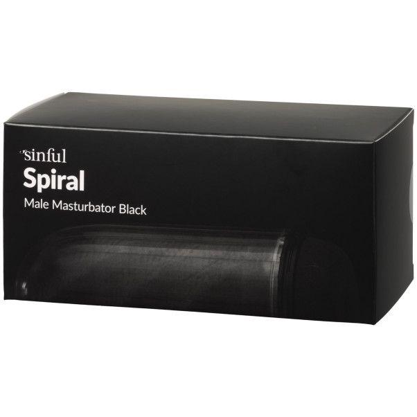 Sinful Spiral Masturbator Schwarz