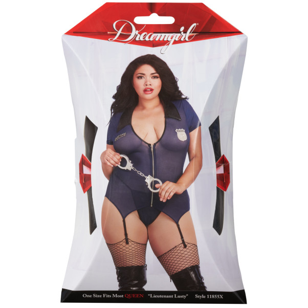 Dreamgirl Lieutenant Lusty Polizei-Kostüm Plus Size