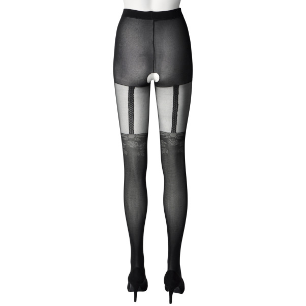 NORTIE Kvan Schrittfreie Strumpfhose mit Schleifendetails