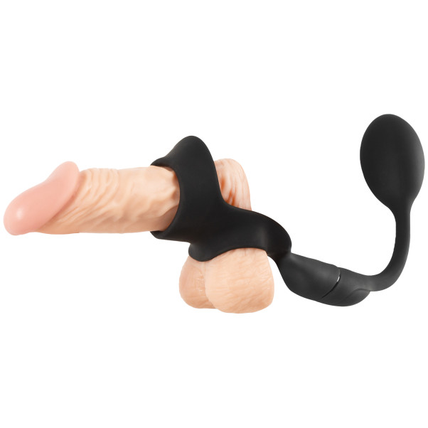 Rebel Men's Gear Penisring mit Ferngesteuertem Analplug