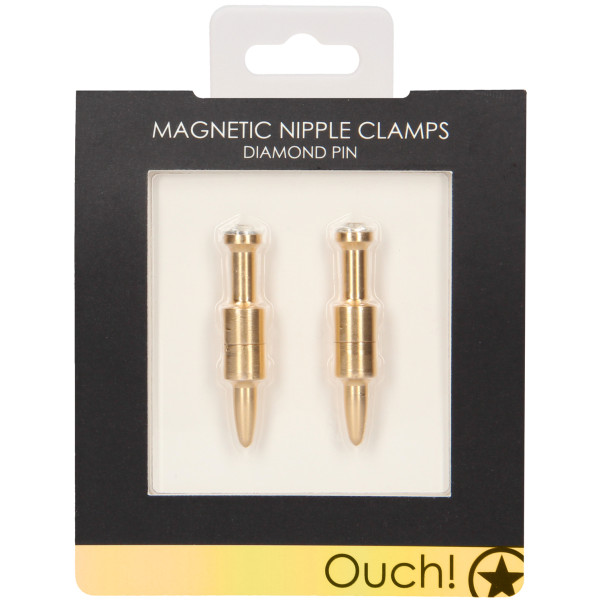 Ouch! Magnetische Nippelklemmen mit Diamantstift 