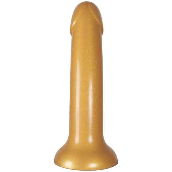 baseks Glitzernder Silikondildo in Gold 18 cm