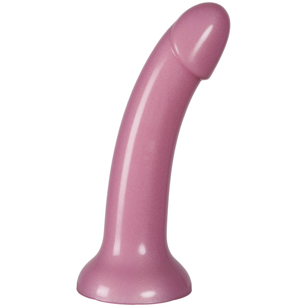 baseks Glitzernder Silikondildo in Pink 18 cm