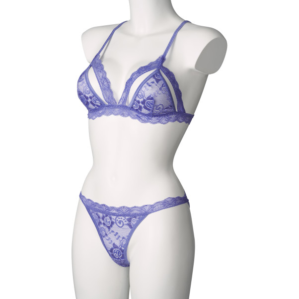 NORTIE Heather Very Peri BH and String Ouvert Set