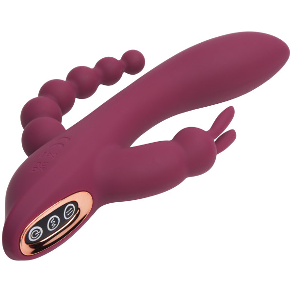 Sinful Triple Fun Bordeaux Wiederaufladbarer Rabbit Vibrator