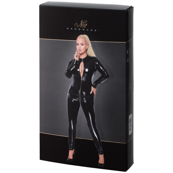 Noir Handmade Catsuit mit Reißverschluss Plus Size