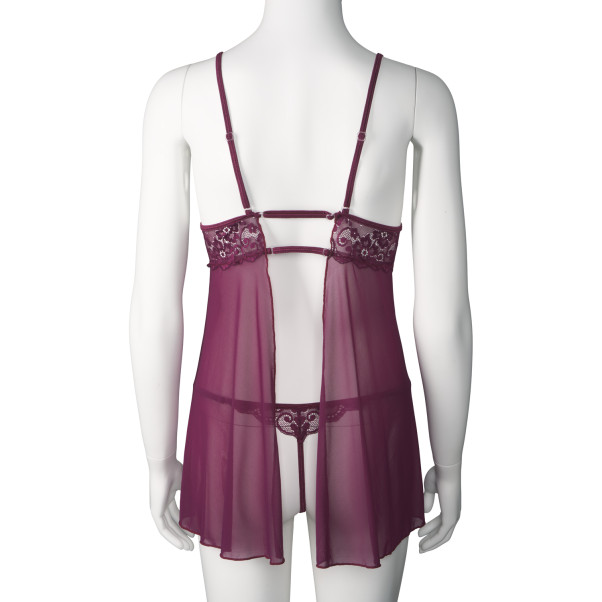 NORTIE Basil Bordeaux Babydoll Set