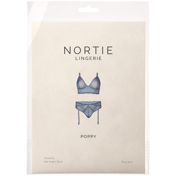 NORTIE Poppy BH Set Nachtblau Plus Size