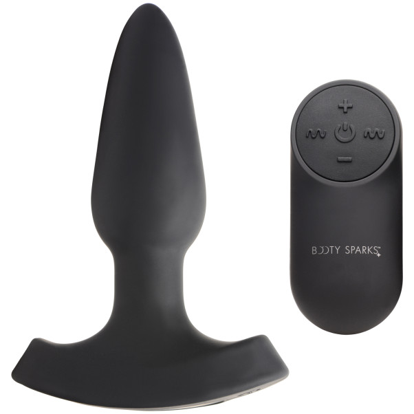 Booty Sparks Laser Series Heart Kleiner Ferngesteuerter Analplug mit LED