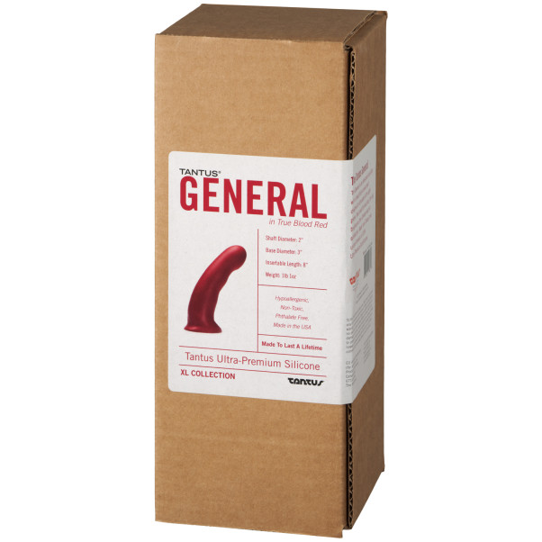 Tantus General Ruby Silikondildo 21,5 cm