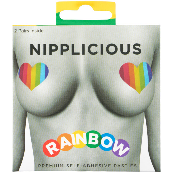 Nipplicious Regenbogen Nipple Sticker 4 Stück