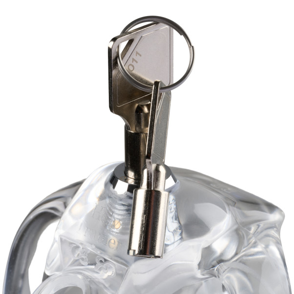 HolyTrainer V5 Small Transparenter Keuschheitsgürtel