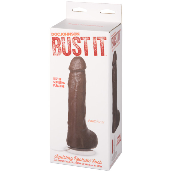 Doc Johnson Bust It Realistischer Spritzdildo Chocolate