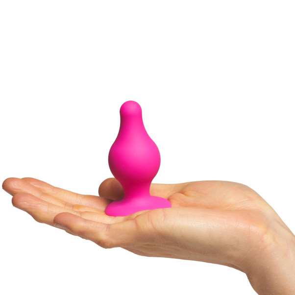 Squeeze-It Squeezable Analplug klein