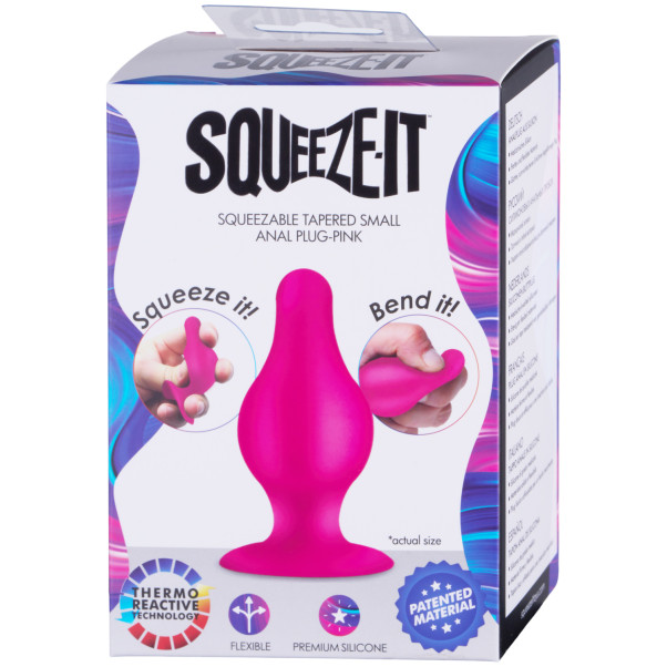 Squeeze-It Squeezable Analplug klein