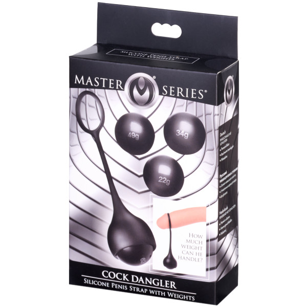 Master Series Cock Dangler Penis-Strap mit Gewichten