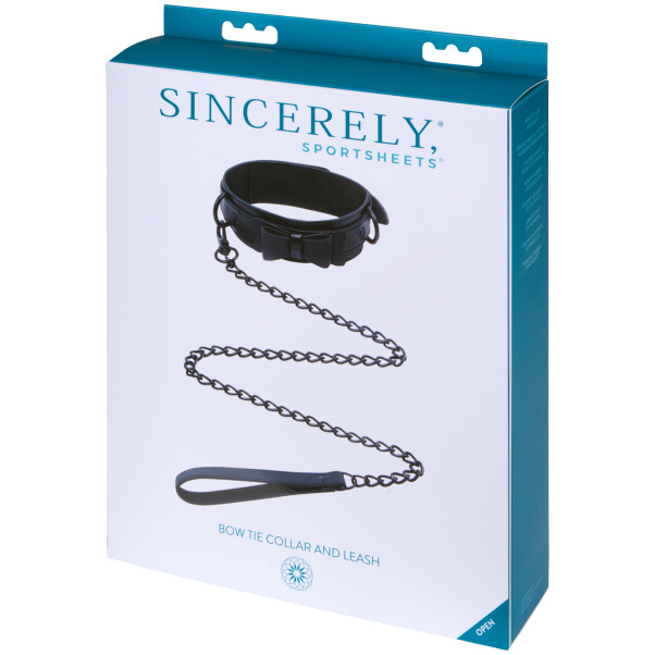 Sportsheets Sincerely Halsband mit Fliege und Leine