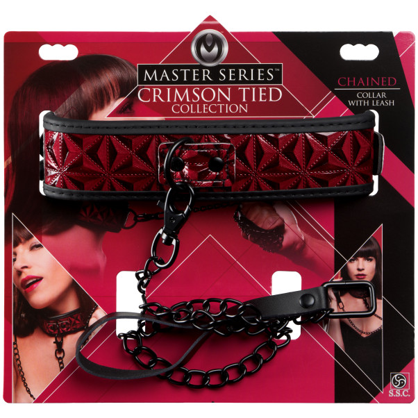 Master Series Crimson Tied Halsband mit Leine