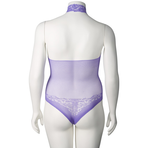 NORTIE Fryd Very Peri Bodystocking Ouvert Plus Size