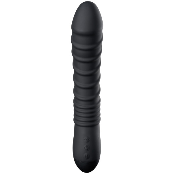 obaie Deluxe Wiederaufladbarer Gerippter Dildo-Vibrator