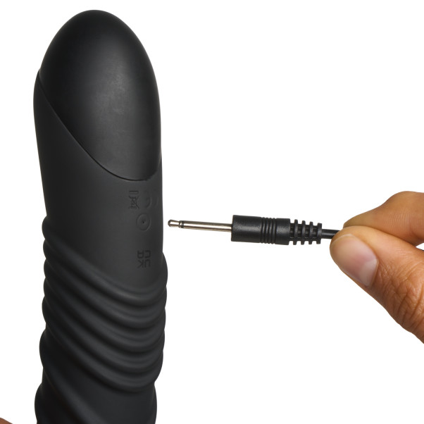 obaie Deluxe Wiederaufladbarer Gerippter Dildo-Vibrator