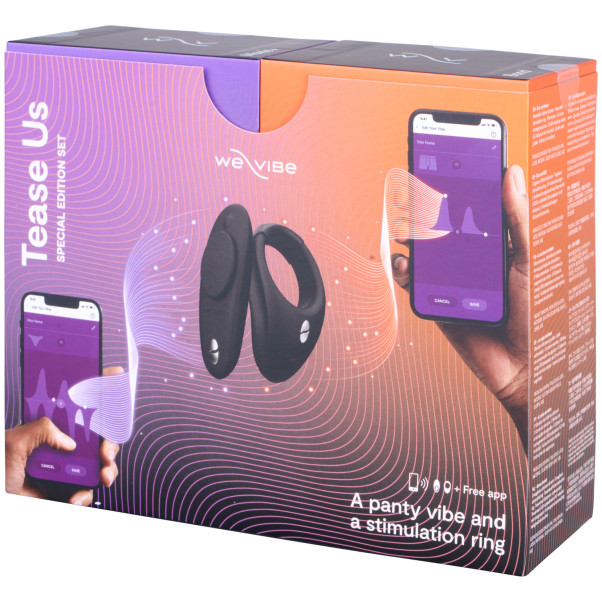 We-Vibe Tease Us Set mit Moxie Höschen-Vibrator und Bond Vibrierender Penisring