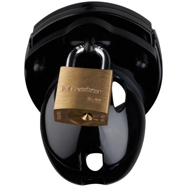 CB-X Mini Me Schwarzer Keuschheitsgürtel 3,18 cm