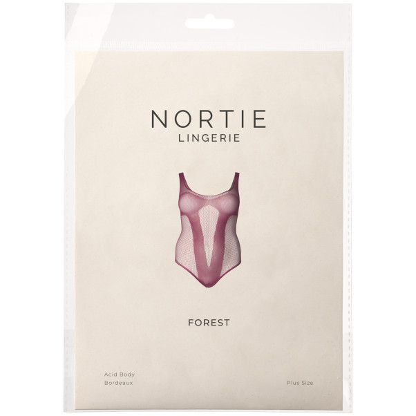 NORTIE Forest Acid Body in Bordeaux Plus Size