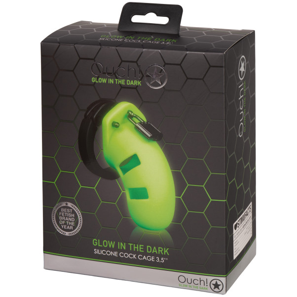 Ouch! Glow in the Dark Keuschheitsgürtel 9 cm