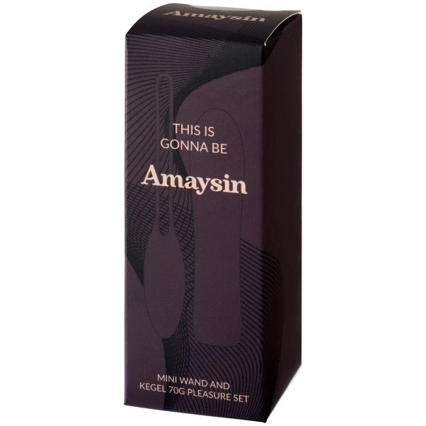 Amaysin Mini-Massagestab und Liebeskugel 70 g Pleasure Set