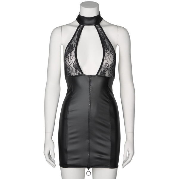 NORTIE Fetish Wetlook Neckholder Kleid 