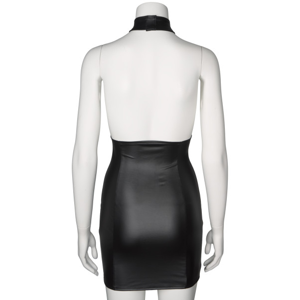 NORTIE Fetish Wetlook Neckholder Kleid 