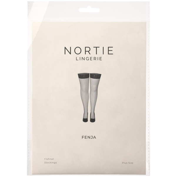 NORTIE Fenja Fischnetz Strümpfe Plus Size