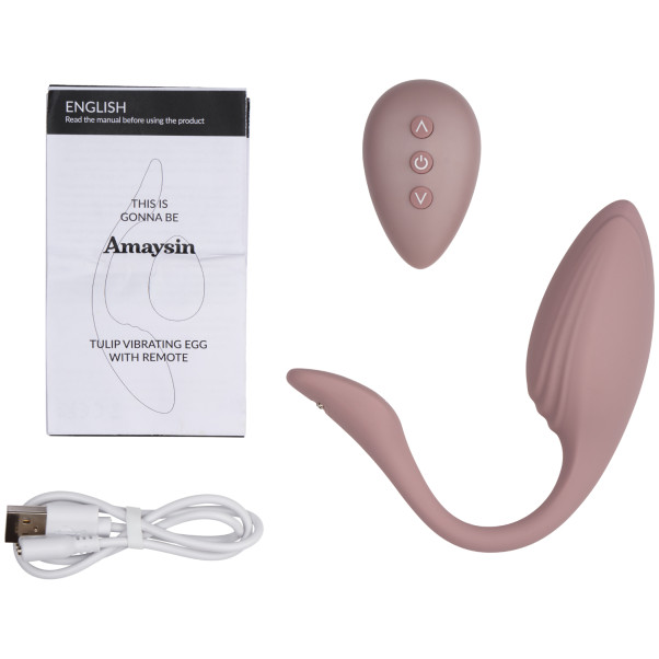 Amaysin Tulip Vibro Ei mit Fernbedienung