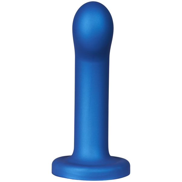 baseks G-Punkt Dildo in Metallic Blau 14,1 cm