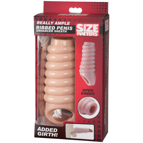 Size Matters Ribbed Penis Sleeve