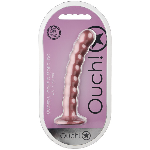 Ouch! Silicone G-Spot Dildo Beaded 16.5 cm