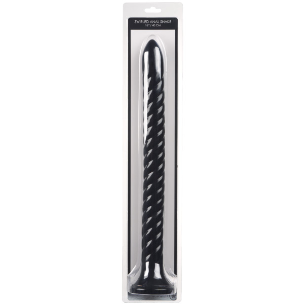 Ouch! Swirled Anal Snake Dildo 40 cm